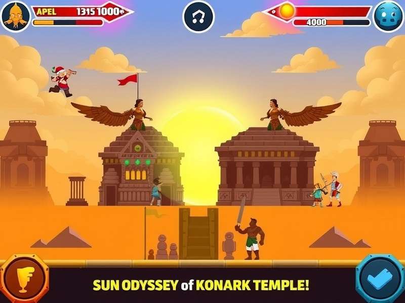 Sun Odyssey Konark Temple Game Screenshot